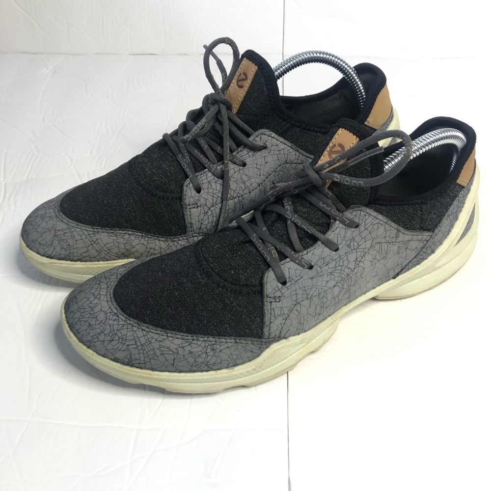 ECCO Shoes Womens 10 10.5 Biom Street Athletic 41 EU Two-Tone Gray